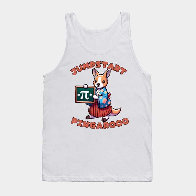 Pi day kangaroo Tank Top by Japanese Fever